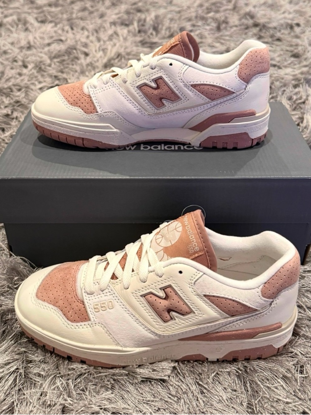 New Balance 550 Sea Salt Landslide. Womens 7.5